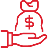 Red Money Bag icon